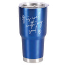 Dicksons Well With My Soul Black and Silver Tone 30 Ounces Stainless Steel Travel Tumbler