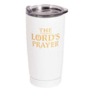 Dicksons The Lords Prayer KJV, White/Gold 20 Ounce Stainless Steel Insulated Travel Tumbler