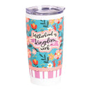 Dicksons Motherhood Is Kingdom Work Proverbs 22:6 Stainless Steel Travel Tumbler with Lid 20 Ounce
