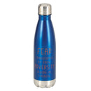 Dicksons Basketball Blue and Red 17 Ounce Stainless Steel Sports Water Bottle
