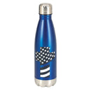 Dicksons Police Cross Blue 17 Ounce Stainless Steel Sports Water Bottle