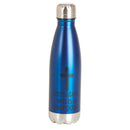 Dicksons Created With Purpose Blue 17 ounce Stainless Steel Screw Top Lid Sports Water Bottle