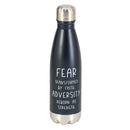 Dicksons Soccer Fear Reborn As Strength Black 17 Ounce Ceramic Sports Water Bottle