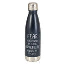 Dicksons Football Black 17 Ounce Stainless Steel Sports Water Bottle