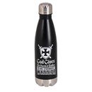 Dicksons Hardest Battles To His Strongest Warrior Black 17 Ounce Stainless Steel On The Go Sports Water Bottle with Twist On Lid