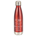 Dicksons Transformed By Faith Red 17 Ounce Stainless Steel Sports Water Bottle