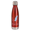 Dicksons Amazing Grace How Sweet The Sound Cherry Red 17 Ounce Stainless Steel On The Go Sports Water Bottle with Twist On Lid