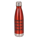Dicksons Inspirational Christian Travel Sport Water Bottle, Hot or Iced Beverage, 17 Ounce Stainless Steel With Screw-On Lid Greater Is He