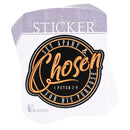 Dicksons Set Apart and Chosen for His Purpose 1 Peter 2:9 4.75 x 3.75 Inch Black and Gold Paper Decorative Decal Sticker Pack of 6