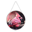 Dicksons Then Sings My Soul Cardinal Red 6 x 6 Inch Metal/Glass Window Suncatcher
