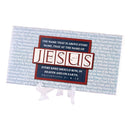 Dicksons Name Above Every Name Blue and Red 6 x 2 Inch Ceramic Tabletop Easel or Wall Hanging Subway Tile Sign