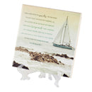 Dicksons Like A Ship Wind Pulled Tight Bereavement 6 x 6 Ceramic Decorative Tabletop Tile