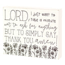 Dicksons Thank You Amen Classic White 8 x 10 Inch Wood Wall Tabletop Sign Plaque