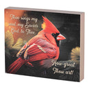 Dicksons Then Sings My Soul, How Great Thou Art, Multicolor 9.5 x 7.75 Inch MDF Wood Tabletop or Wall Plaque