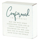 Dicksons Confirmed Double Sided Encouraging Verse Customizable Dove White 3 x 3 MDF Mini Tabletop Plaque