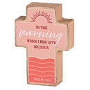 Dicksons Inspirational Christian Cross Block Sign Tabletop Plaque 2.75 x 3.75 Inch MDF Give Me Jesus