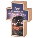 Dicksons Inspirational Christian Cross Block Sign Tabletop Plaque 2.75 x 3.75 Inch MDF Those We Love