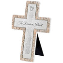 Dicksons Inspirational Christian Cross Wall Sign Tabletop Plaque 7 x 10 Inch Resin Memorial Reunion Heart Poem