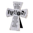 Dicksons Inspirational Christian Cross Wall Sign Tabletop Plaque 5.25 x 7 Inch Resin Full Armor of God