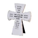 Dicksons Inspirational Christian Cross Wall Sign Tabletop Plaque 5.25 x 7 Inch Resin For I Know