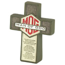 Dicksons I Know That I Can Do All Things Engraved Inspiring Words Decorative Brown 5 x 3 Resin Tabletop Cross