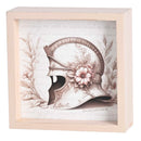 Dicksons Put On The Full Armor Of God Ephesians 6:10-20 Pink Wood Double Sided Tabletop Block Sign 6 x 6 Inch