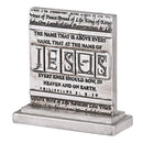 Dicksons Name Above Every Name Grey and Black 4 x 4 Inch Resin Decorative Tabletop Sign Plaque