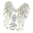 Dicksons On Angels Wings Bereavement Ivory 6 x 6 Resin Table Top Décor