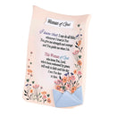 Dicksons Woman Of God I Know I Can Do All Things Cream And Orange 3.6 x 8 Resin Decorative Tabletop Plaque Home Décor