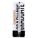 Dicksons Congrats Graduate Desire Of Your Heart Encouraging White And Black 2 x 6 Metal Pen And Bookmark Card Set