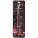 Dicksons How Great Thou Art Cardinal, Brown 5.5 Inch Metal Rollerball Ink Pen and Bookmark