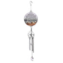 Dicksons The Lord's Prayer Silver Tone 14.5 Inch Aluminum Suncatcher Wind Chime Noisemaker