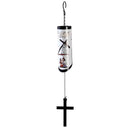 Dicksons Life of Christ Black and White 23 Inch Aluminum Decorative Cross Wind Chime Noisemaker