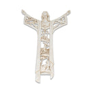 Dicksons The Risen Christ Calvary Story 11 Inch Woodgrain Resin Stone Wall Cross