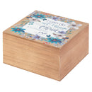 Dicksons I Can Do All Things Through Christ Floral 8 x 8 x 4 MDF Decorative Keepsake Photo Box