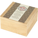 Dicksons I Know That I Can Do All Things Natural Woodgrain 9.38 x 9.38 Wood Rustic Keepsake Box With Photo Holder