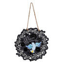 Dicksons Inspirational Christian Wall Hanging Sign Décor for Home 12 x 12 Inch Metal Peace Be to This House Dove Wreath
