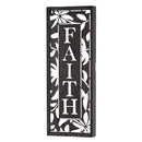 Dicksons Faith Hope Love 1 Corinthians 13:13 Dark Bronze Iron Decorative Hanging Wall Art Set of 3 30 x 8 Inch