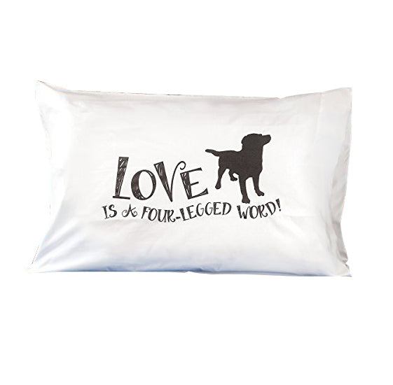 Jozie B 200056 Love is A Four Legged Word Dog Pillow Case