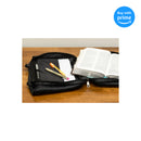 Black Purse Fashion Jacquard Fabric Bible Cover Case with Handle X-Large