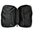 Matte Black Cross Large Faux Leather Bible Cover with Handle