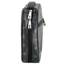 Matte Black Cross Large Faux Leather Bible Cover with Handle