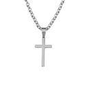 Cross My First Holy Communion Boy's 18 Inch Stainless Steel Necklace