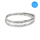 Double Mobius Bracelet - Complete Serenity Prayer