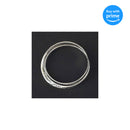 Dicksons Rejoice in The Lord Philippians 4:4-8 Womens Silver Plated Double Mobius Fashion Bracelet