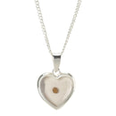 Dicksons Mustard Seed Heart Women's 18 Inch Silver-Plated Necklace