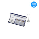 Dicksons House of David Intricate Star Cross Silver-Plated 24-Inch Pendant Necklace