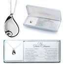 Dicksons No Tears in Heaven Silver Plated 18 inch Chain and Pendant Necklace