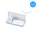 Dicksons No Tears in Heaven Cubic Zirconia Silver Plated 7.5 inch Cable Chain Charm Bracelet