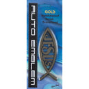 Large Gold Christian Jesus Fish Auto Emblem